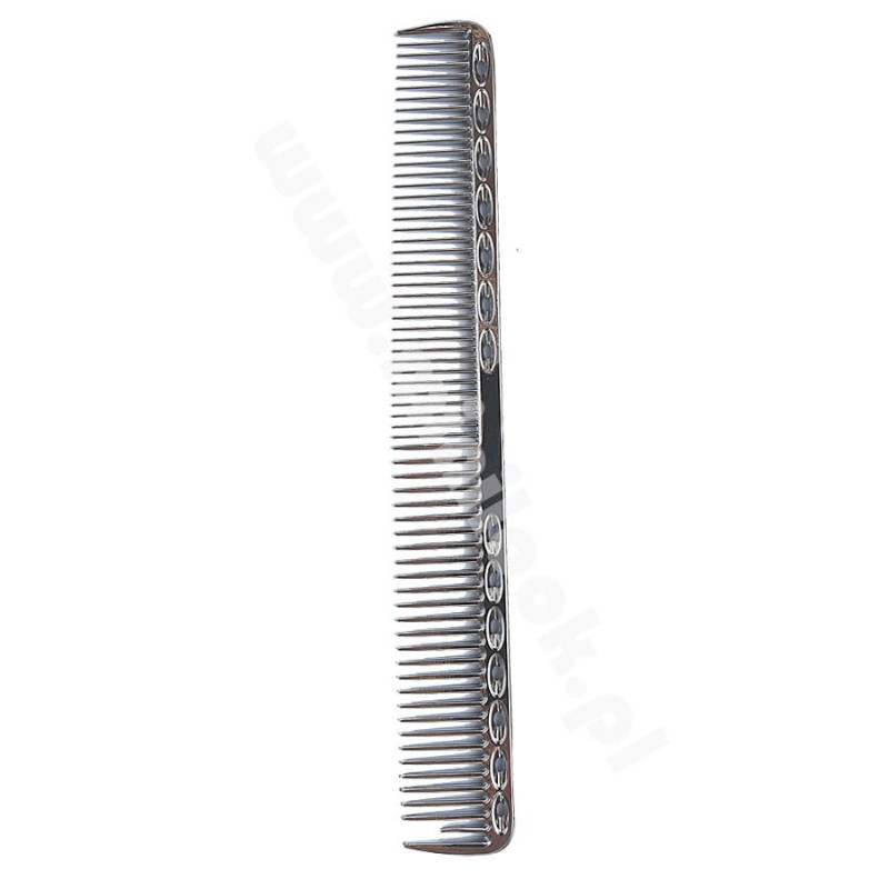 kopia Grzebień metalowyDK Comb Silver 21cm