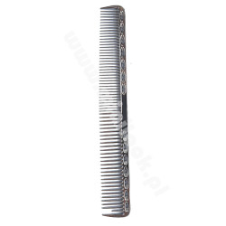 Grzebień metalowyDK Comb Silver 18cm