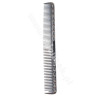 Grzebień metalowyDK Comb Silver 18cm
